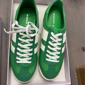 Brand new in box never worn Madden Girl  Green Retro Low sneakers